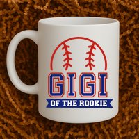 Gigi Of Rookie 1st Birthday Baseball Theme Matching Party Mug