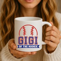 Gigi Of Rookie 1st Birthday Baseball Theme Matching Party Mug