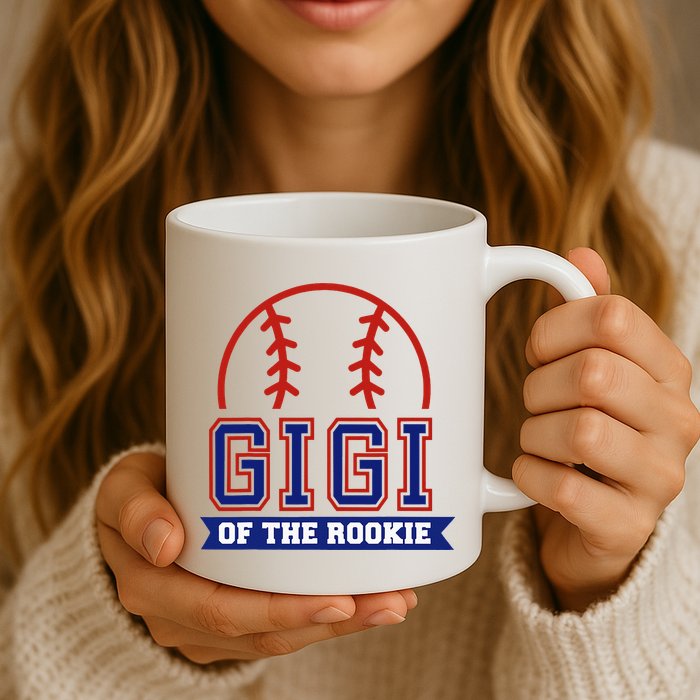 Gigi Of Rookie 1st Birthday Baseball Theme Matching Party Mug