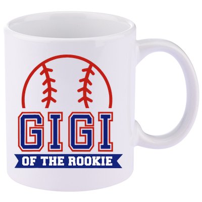 Gigi Of Rookie 1st Birthday Baseball Theme Matching Party 11oz C Handle Ceramic Mug