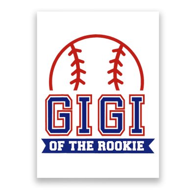 Gigi Of Rookie 1st Birthday Baseball Theme Matching Party Poster