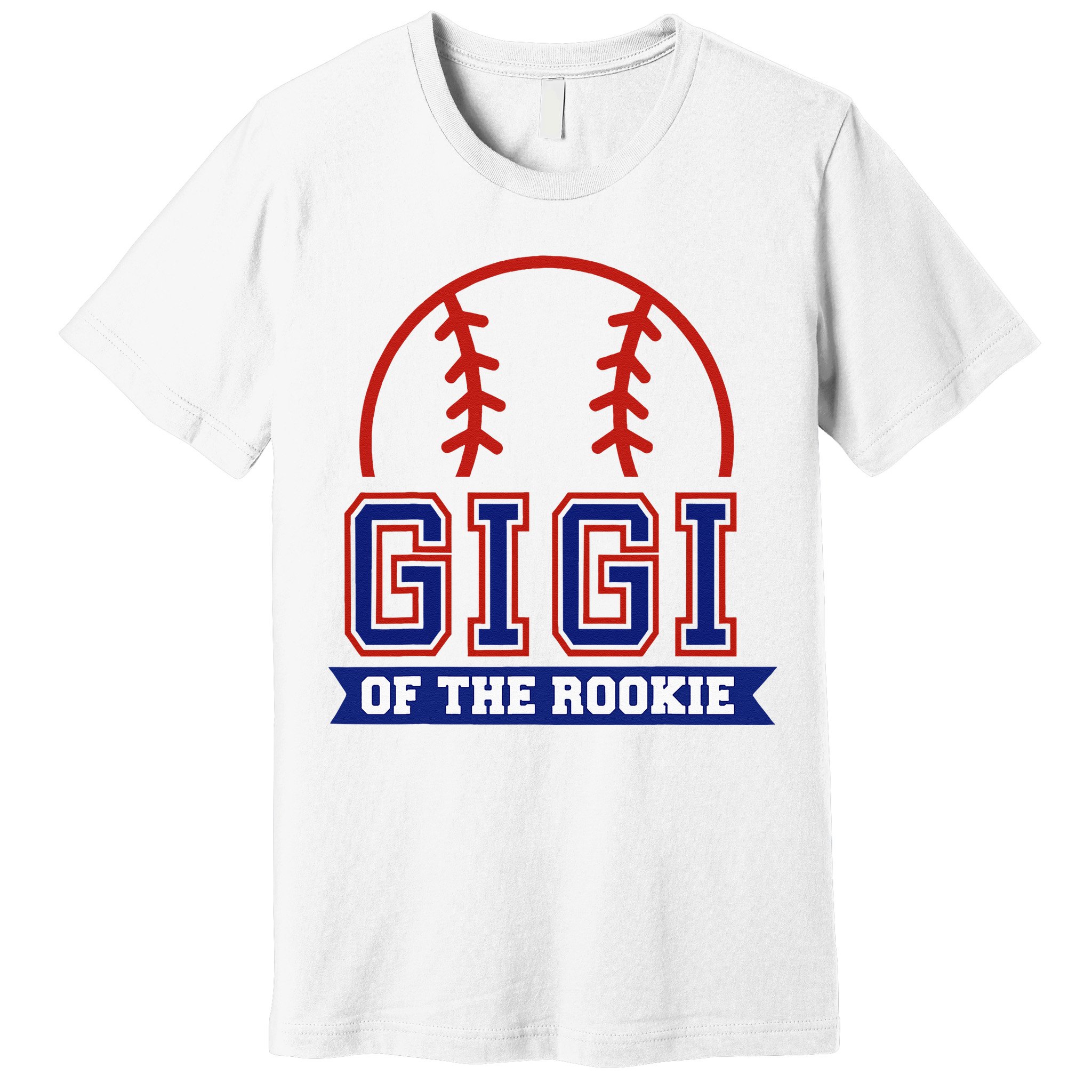 Gigi Of Rookie 1st Birthday Baseball Theme Matching Party Premium T-Shirt