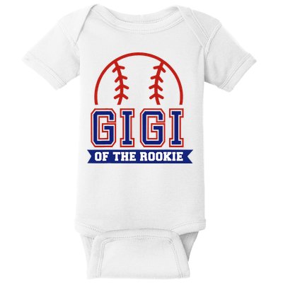 Gigi Of Rookie 1st Birthday Baseball Theme Matching Party Baby Bodysuit