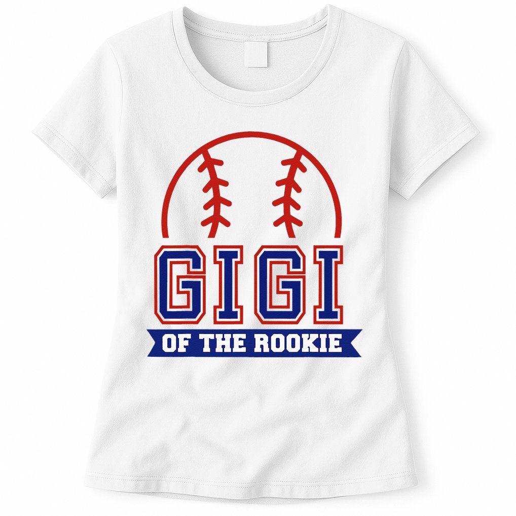 Gigi Of Rookie 1st Birthday Baseball Theme Matching Party Womens T-Shirt