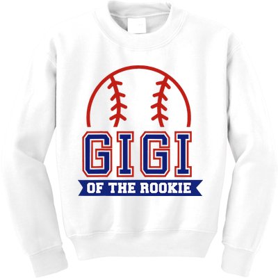 Gigi Of Rookie 1st Birthday Baseball Theme Matching Party Kids Sweatshirt