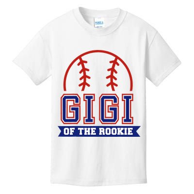 Gigi Of Rookie 1st Birthday Baseball Theme Matching Party Kids T-Shirt