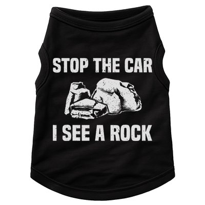 Geologist Outfit Rock Collector Stop The Car I See A Rock Doggie Tank