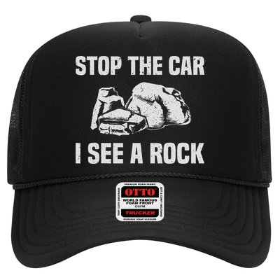 Geologist Outfit Rock Collector Stop The Car I See A Rock Hat