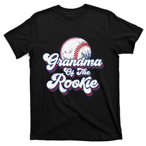 Grandma of Rookie 1st Birthday Baseball Theme Matching Party T-Shirt