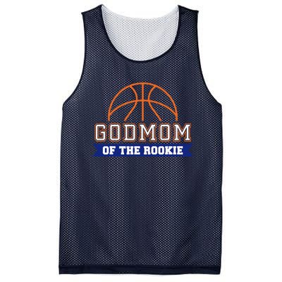 Godmom Of Rookie 1st Birthday Basketball Theme Matching Mesh Reversible Basketball Jersey Tank