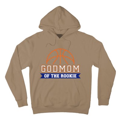 Godmom Of Rookie 1st Birthday Basketball Theme Matching Hoodie