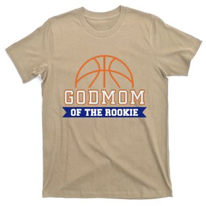 Godmom Of Rookie 1st Birthday Basketball Theme Matching T-Shirt