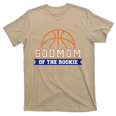 Godmom Of Rookie 1st Birthday Basketball Theme Matching T-Shirt