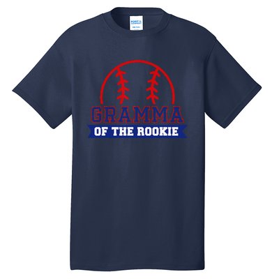 Gramma Of Rookie 1st Birthday Baseball Theme Matching Party Tall T-Shirt