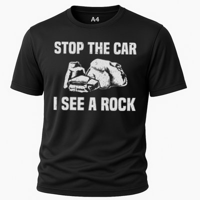 Geologist Outfit Rock Collector Stop The Car I See A Rock Cooling Performance Crew T-Shirt