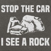 Geologist Outfit Rock Collector Stop The Car I See A Rock Cotton Canvas Backpack
