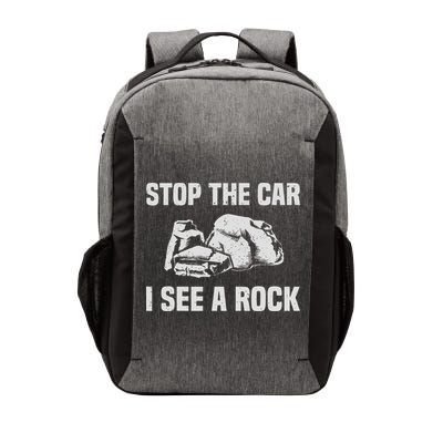 Geologist Outfit Rock Collector Stop The Car I See A Rock Vector Backpack