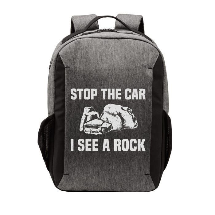 Geologist Outfit Rock Collector Stop The Car I See A Rock Vector Backpack