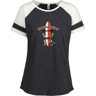 Great Ocean Road Australia Enza Ladies Jersey Colorblock Tee