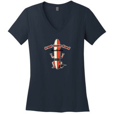 Great Ocean Road Australia Women's V-Neck T-Shirt