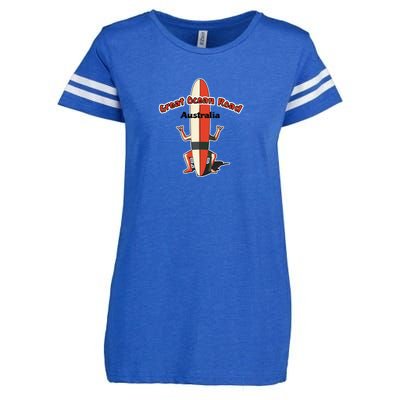 Great Ocean Road Australia Enza Ladies Jersey Football T-Shirt