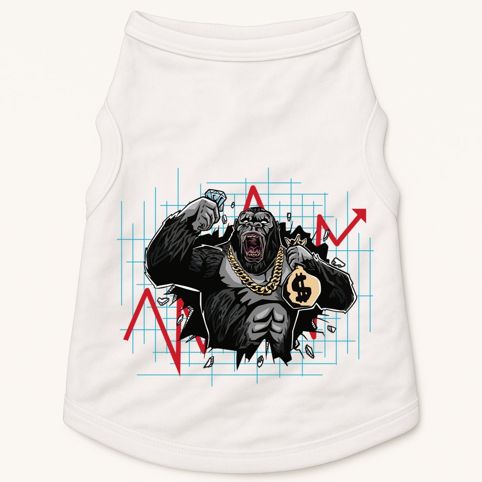 Gorilla Crashing Stock Market Doggie Tank