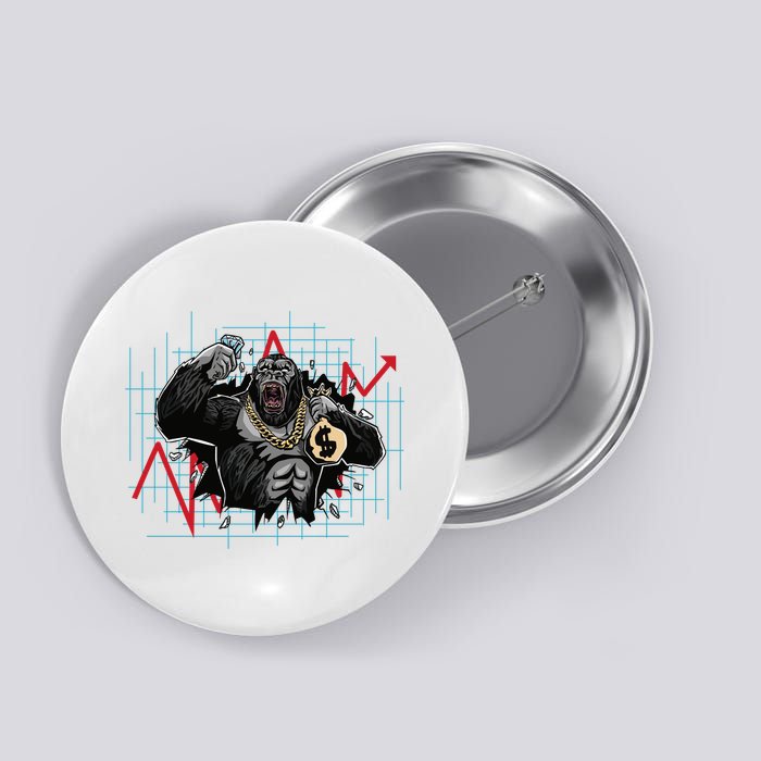 Gorilla Crashing Stock Market Button