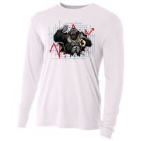 Gorilla Crashing Stock Market Cooling Performance Long Sleeve Crew