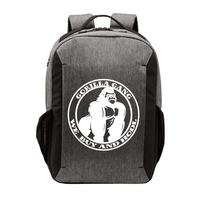 Gorilla Gang We Buy And HODL Meme Stonk Vector Backpack