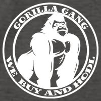 Gorilla Gang We Buy And HODL Meme Stonk Vector Backpack