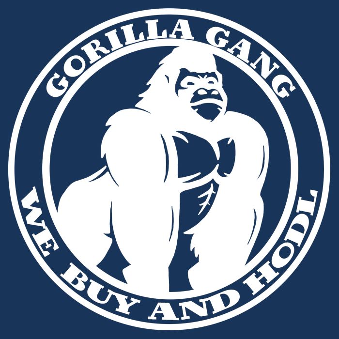 Gorilla Gang We Buy And HODL Meme Stonk Cooling Performance Crew T-Shirt