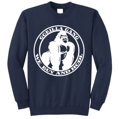 Gorilla Gang We Buy And HODL Meme Stonk Sweatshirt