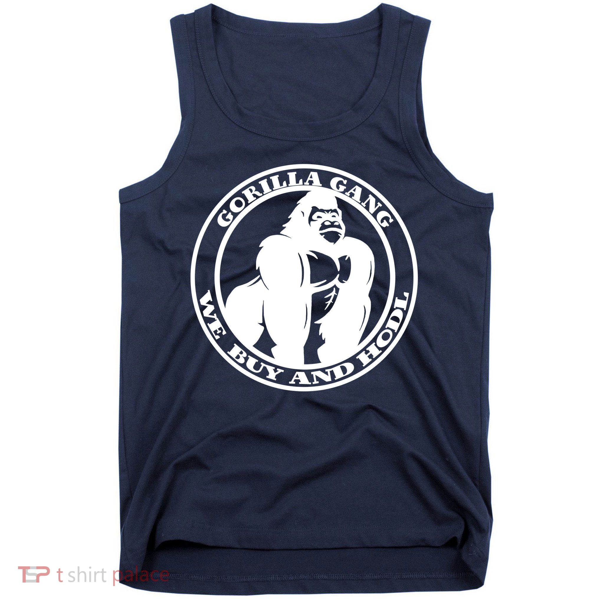 Gorilla Gang We Buy And HODL Meme Stonk Tank Top