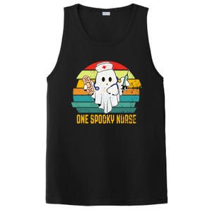 Ghosts One Spooky Nurse Halloween Nurse Fall Scrub Rn Cute Gift PosiCharge Competitor Tank