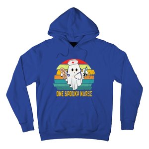 Ghosts One Spooky Nurse Halloween Nurse Fall Scrub Rn Cute Gift Hoodie