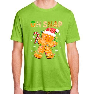 Gingerbread Oh Snap Christmas Cookie Costume Baking Team Funny Gift Adult ChromaSoft Performance T-Shirt