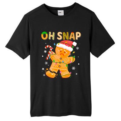 Gingerbread Oh Snap Christmas Cookie Costume Baking Team Funny Gift Tall Fusion ChromaSoft Performance T-Shirt