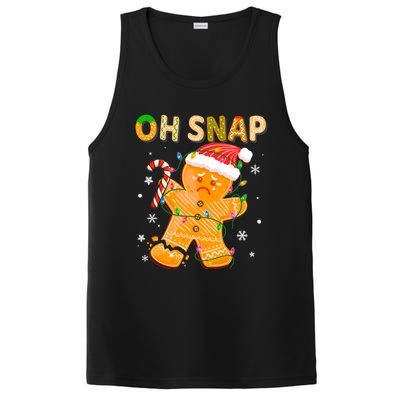 Gingerbread Oh Snap Christmas Cookie Costume Baking Team Funny Gift PosiCharge Competitor Tank