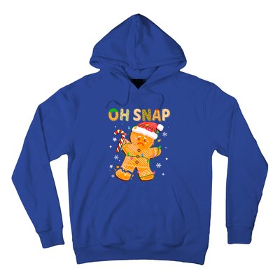 Gingerbread Oh Snap Christmas Cookie Costume Baking Team Funny Gift Hoodie