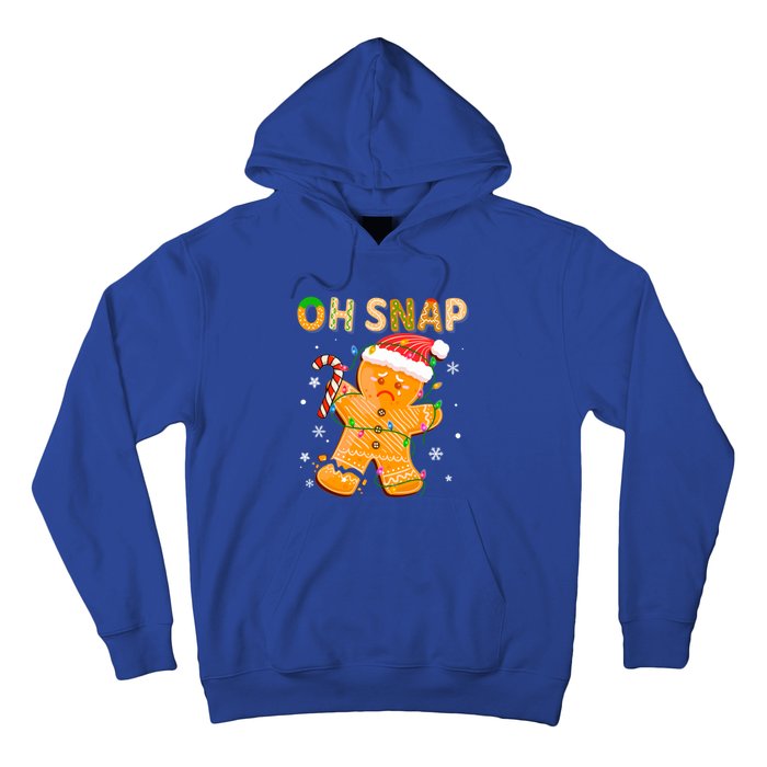 Gingerbread Oh Snap Christmas Cookie Costume Baking Team Funny Gift Hoodie