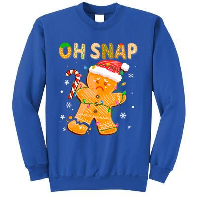 Gingerbread Oh Snap Christmas Cookie Costume Baking Team Funny Gift Sweatshirt