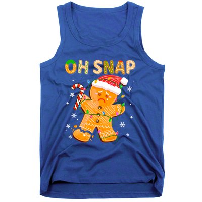 Gingerbread Oh Snap Christmas Cookie Costume Baking Team Funny Gift Tank Top