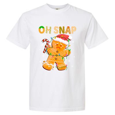 Gingerbread Oh Snap Christmas Cookie Costume Baking Team Funny Gift Garment-Dyed Heavyweight T-Shirt