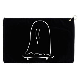 Ghost On Skateboard: Hauntingly Rad Adventures Funny Gift Grommeted Golf Towel