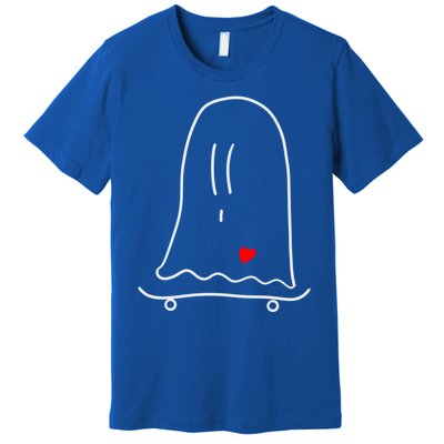 Ghost On Skateboard: Hauntingly Rad Adventures Gift Premium T-Shirt