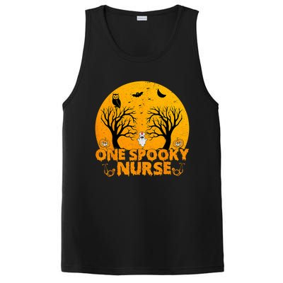 Ghosts One Spooky Nurse Halloween Nurse Fall Scrub Rn Meaningful Gift PosiCharge Competitor Tank