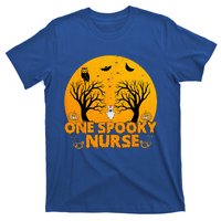 Ghosts One Spooky Nurse Halloween Nurse Fall Scrub Rn Meaningful Gift T-Shirt