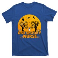 Ghosts One Spooky Nurse Halloween Nurse Fall Scrub Rn Gift T-Shirt