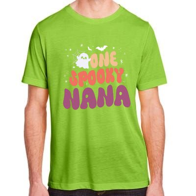 Groovy One Spooky Nana Boo Ghost Halloween Pumpkin Great Gift Adult ChromaSoft Performance T-Shirt