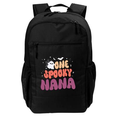Groovy One Spooky Nana Boo Ghost Halloween Pumpkin Great Gift Backpack